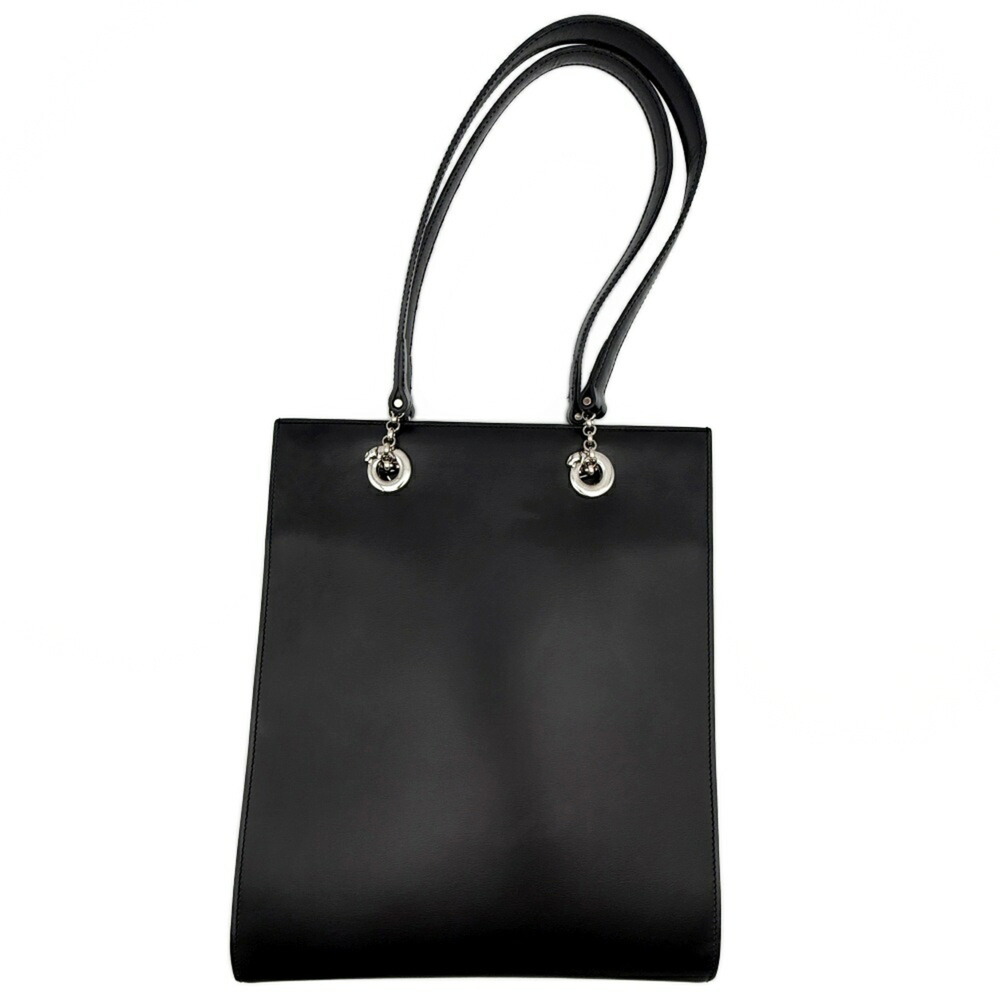 Cartier Panthère Tote Bag, Leather, Black Leopard Print